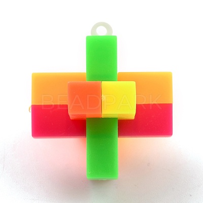 Plastic Pendants KY-B002-03-1