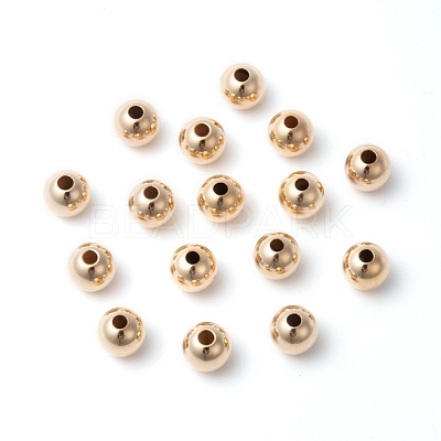 Yellow Gold Filled Beads X-KK-G156-4mm-1-1