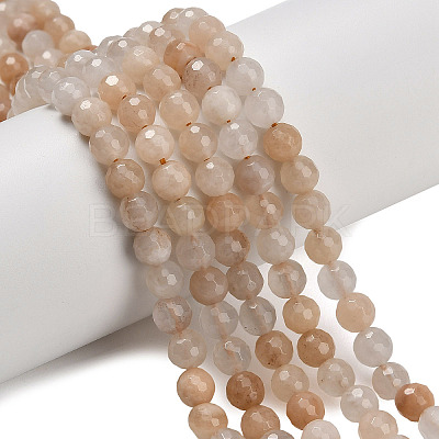 Natural Pink Aventurine Beads Strands G-C280-B05-6mm-1