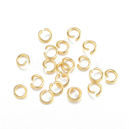 304 Stainless Steel Open Jump Rings LS-A-STAS-F084-27G-1