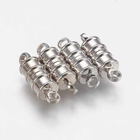 Brass Magnetic Clasps with Loops MC026-NF-1