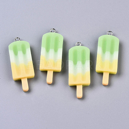 Rainbow Resin Pendants CRES-S359-30B-1