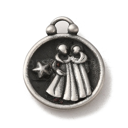 304 Stainless Steel Pendants STAS-L022-306AS-03-1