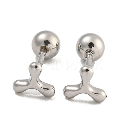 304 Stainless Steel Cartilage Earrings EJEW-B066-01A-P-1