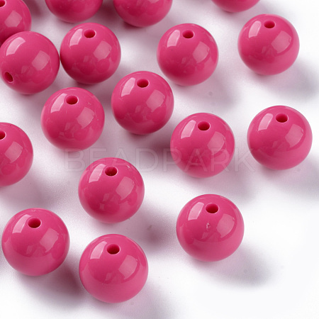 Opaque Acrylic Beads MACR-S370-C16mm-A13-1