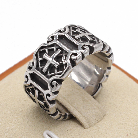 Titanium Steel Finger Ring WG42381-03-1