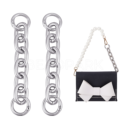 Alloy Cable Chain Purse Strap Extenders DIY-WH0304-707P-1