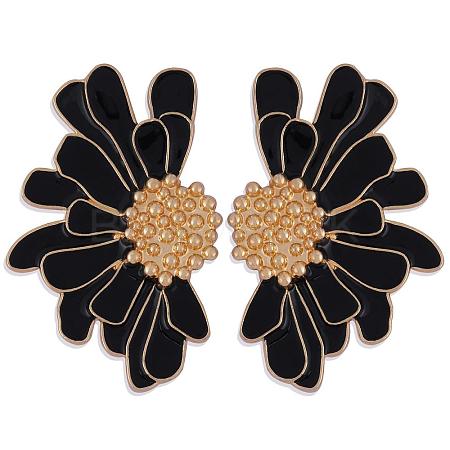 Vintage Flower Stud Earrings for Women JE1095C-1