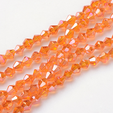 Glass Beads Strands EGLA-S056-2mm-14-1