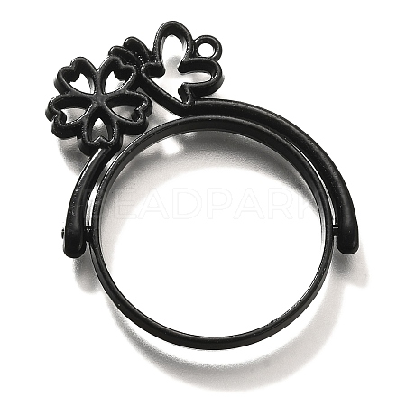 Alloy Open Back Bezel Pendants PALLOY-I223-16EB-1