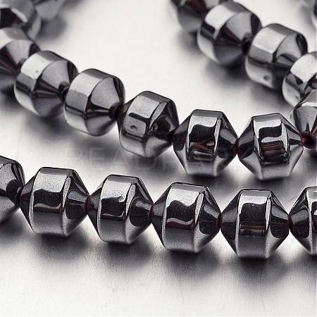 Non-magnetic Synthetic Hematite Bead Strands G-F300-31B-09-1