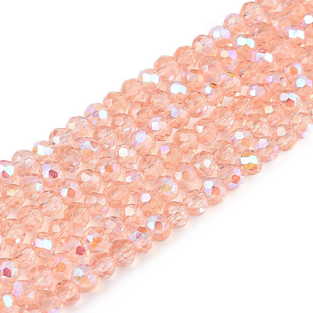Electroplate Glass Beads Strands EGLA-A044-T1mm-L21-1