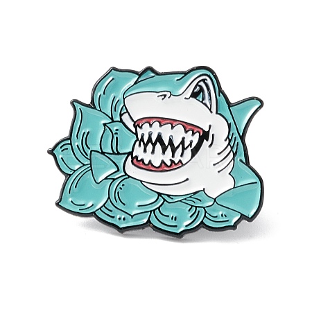 Shark Enamel Pin ENAM-B046-16-1