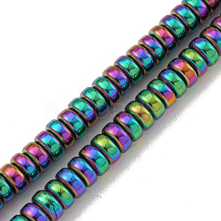 Electroplated Synthetic Non-magnetic Hematite Beads Strands G-K361-A06-02-1