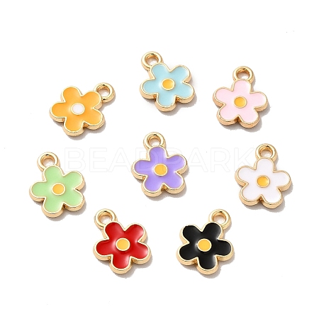 Alloy Enamel Charms X-ENAM-D043-02G-1