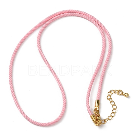 2MM Round Nylon Milan Cord Necklace Makings MAK-F038-C26-G-1