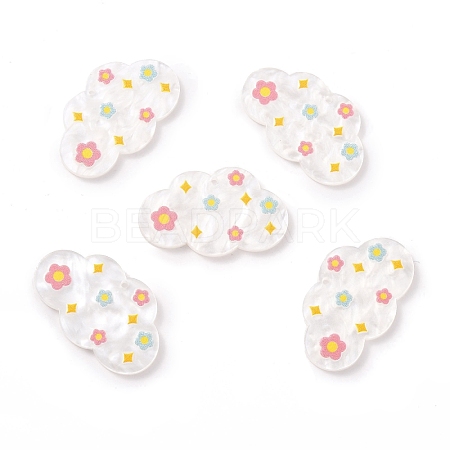 Opaque Acrylic Pendants KY-M003-17-1