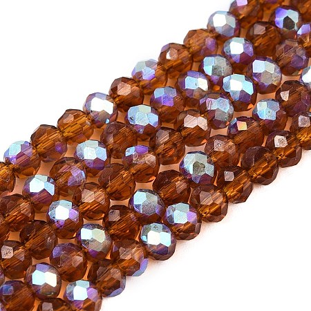 Electroplate Glass Beads Strands EGLA-A044-T3mm-L02-1