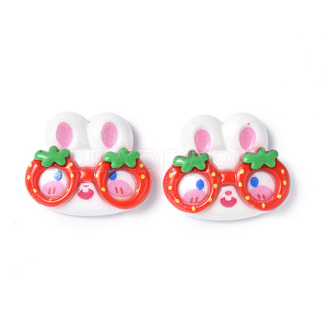 Opaque Resin Cabochons CRES-P023-06A-1