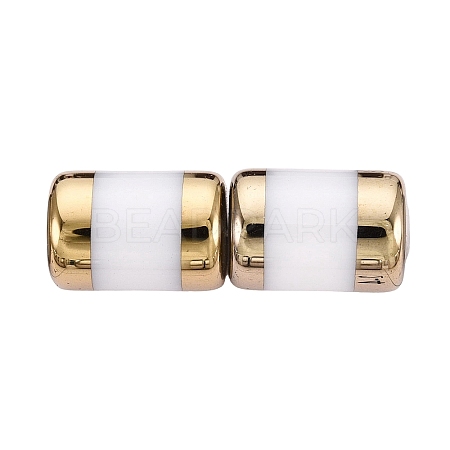 Electroplate Glass Beads EGLA-Q137-01A-B02-1