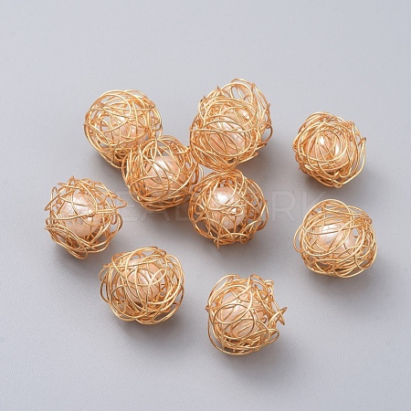 Copper Wire Beads PALLOY-JF00396-1