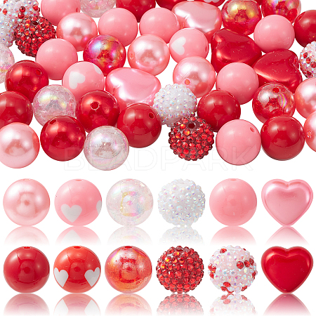 DIY Bubblegum Bracelet Pendant Decoration Making Kit for Valentine's Day DIY-CJC0007-02-1
