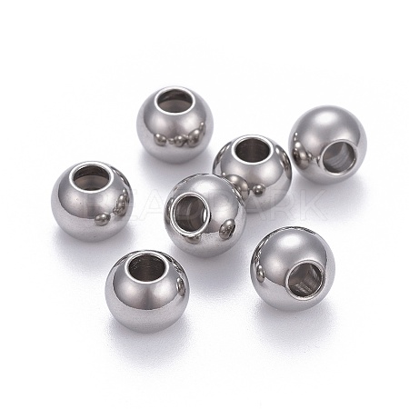 201 Stainless Steel Beads LS-STAS-L218-15P-1