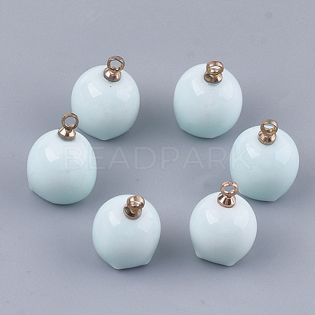 Handmade Porcelain Charms PORC-T002-125A-1