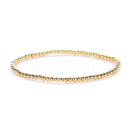 Synthetic Non-magnetic Hematite Beaded Stretch Bracelets for Men Women YP2747-1-1