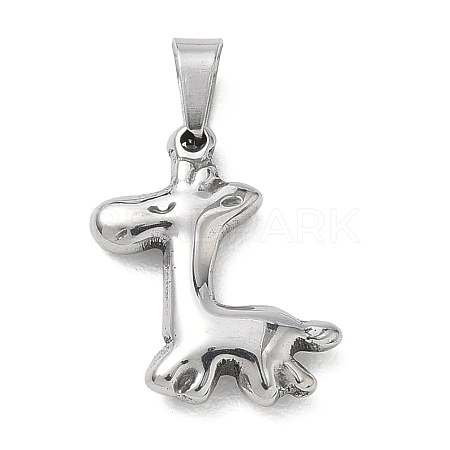 304 Stainless Steel Pendants STAS-B141-02B-P-1
