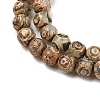 Natural Tibetan 3-Eye dZi Agate Beads Strands G-A240-A01-02-4