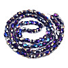 Electroplate Glass Beads Strands EGLA-N002-13-A-3
