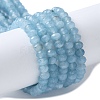 Dyed Natural Malaysia Jade Rondelle Beads Strands X-G-E316-2x4mm-64-1