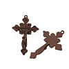 Tibetan Style Alloy Pendants TIBEP-3035-R-NR-1