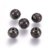 Brass Enamel Beads KK-L179-07B-1