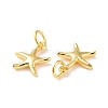 Brass Charms X-KK-G418-22G-3