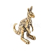 Brass Kangaroo Display Decorations X-KK-D370-07AG-1