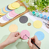 40Pcs 8 Colors Wood Pulp Sponges for Dishes AJEW-BC0010-41-3