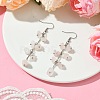 4 Pairs 4 Styles Natural Mixed Stone & Synthetic Turquoise Dangle Earrings for Women EJEW-TA00553-4