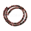 Natural Rhodonite Beads Strands G-G717-4mm-6