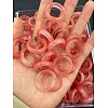 Cherry Quartz Glass Finger Rings WG8089A-28-1