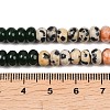 Natural Red Netstone & Dyed White Jade & Dalmatian Jasper Beads Strands G-Z135-C04-6