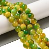 Natural Dyed White Jade Beads Strands G-M402-C04-15-5