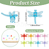 70Pcs Mini Plastic Hair Claws Clips for Little Girls OHAR-SP0001-18-2