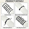 6Pcs Waxed Polyester Cord Bracelets BJEW-WA00003-4