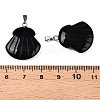 Natural Obsidian Pendants G-T138-208A-3