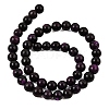 Natural Dyed White Jade(Imitation Charoite) Beads Strands GG-CBA0743-J02-8mm-3