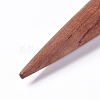 Natural Rosewood Leather Craft Slicker TOOL-WH0119-51-2
