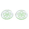 Transparent Resin Pendants RESI-N030-004C-3