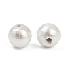 Compressed Cotton Pearl Beads WOVE-V001-A01-6mm-2